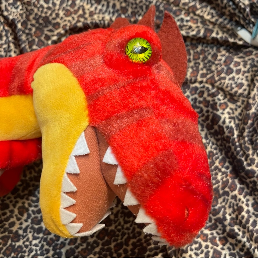 Build-A-Bear Red Raptor Stuffed Animal - Picture 10 of 16